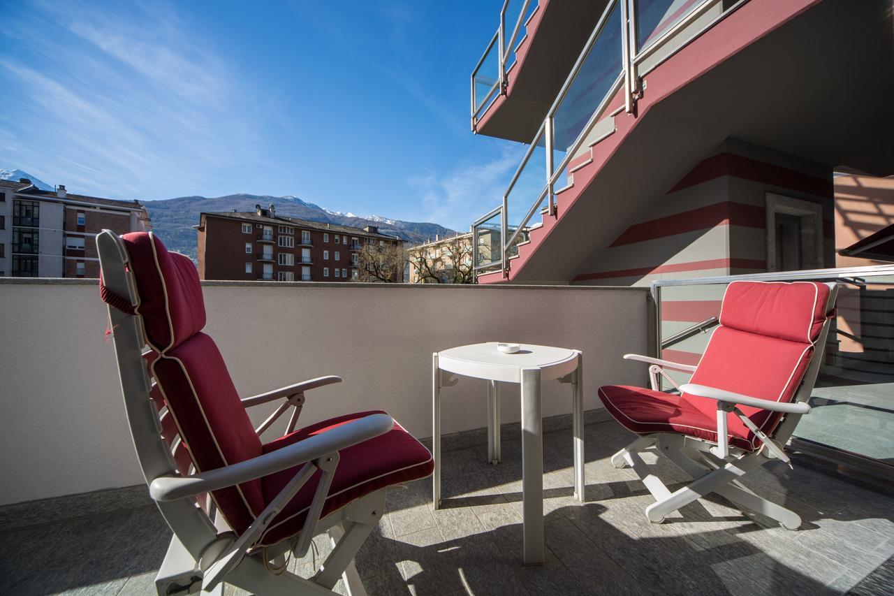 Piazzi House Aparthotel Sondrio Ngoại thất bức ảnh